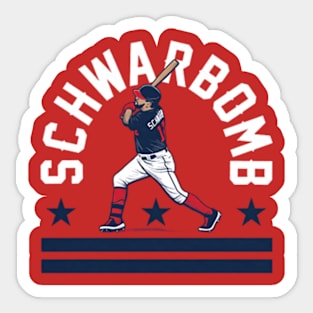 Kyle Schwarber Schwarbomb Sticker